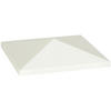 ERSATZDACH für Pavillon 3 x 3 m - Hellgrau, Kunststoff (298/1/298cm) - Outsunny