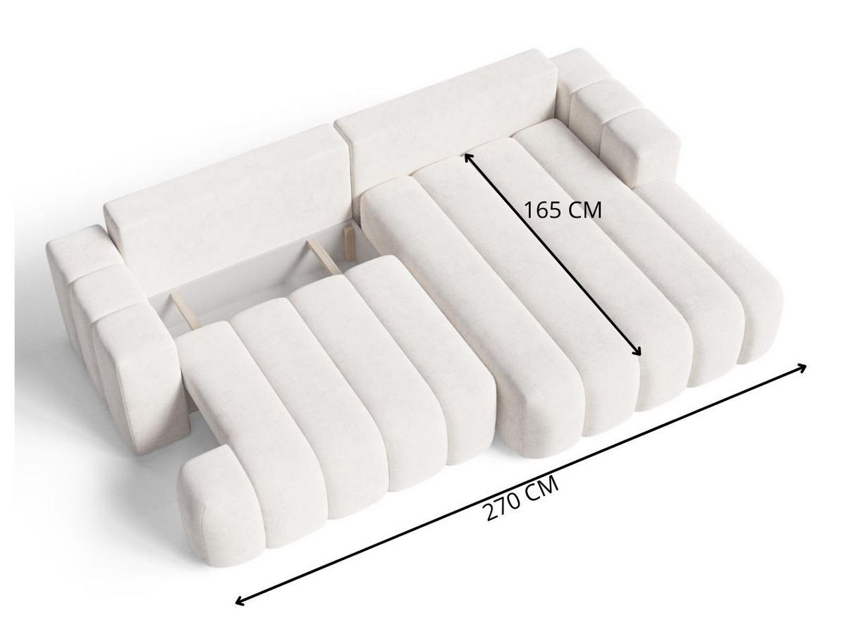 ECKSOFA Caleo Schwarz Rechts - Schwarz, Holz/Textil (270/170cm) - Graingold