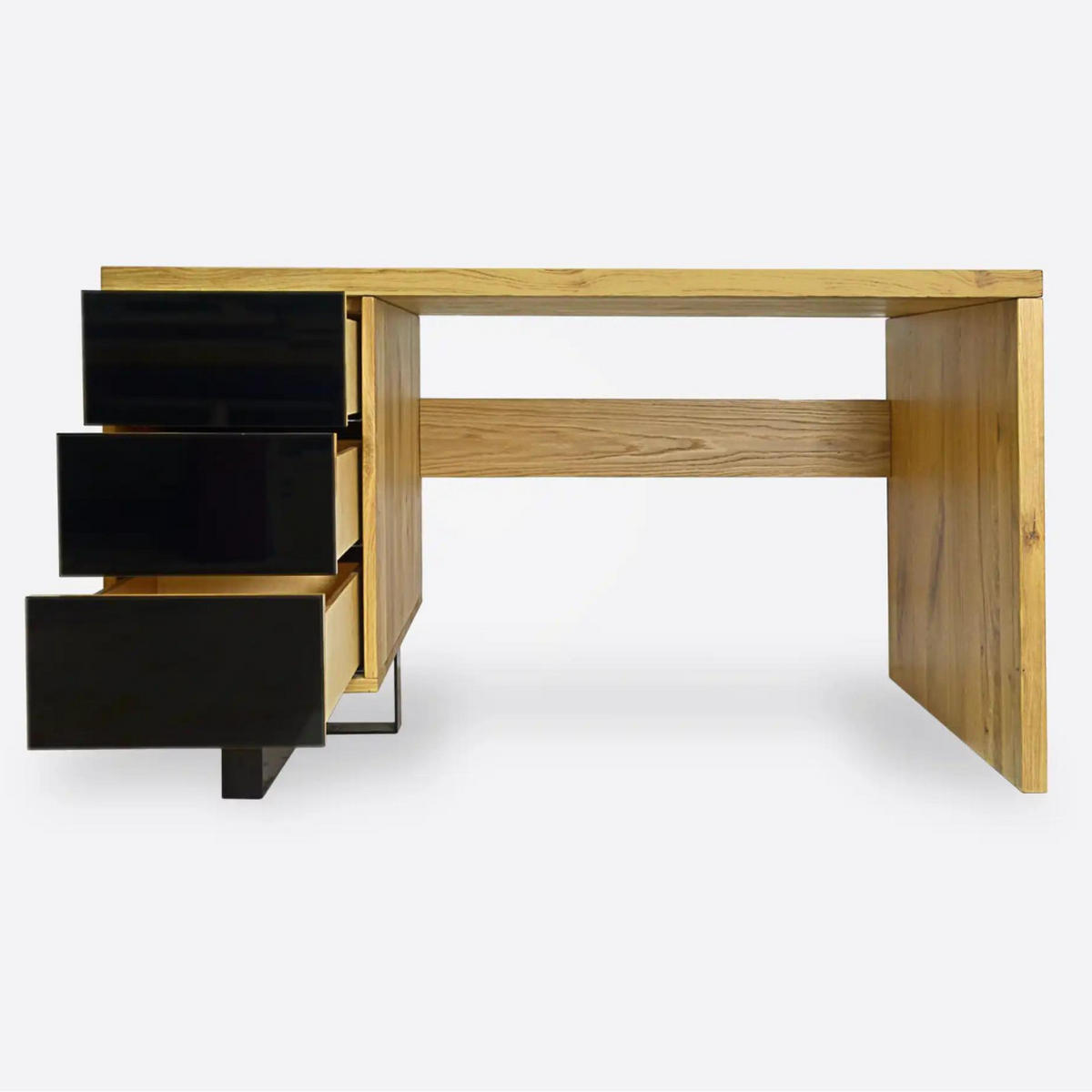 SCHREIBTISCH für Ihr Arbeitszimmer MOCCA - Eichefarben, Holz (80/150/75cm) - Rawood Furniture