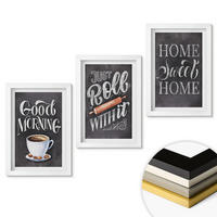 WANDBILDER 3er-Set - 20x30 cm Weißer Rahmen - Motive und Inschriften für die Küche - Weiß, Kunststoff (20/30cm) - ArtPrintCave