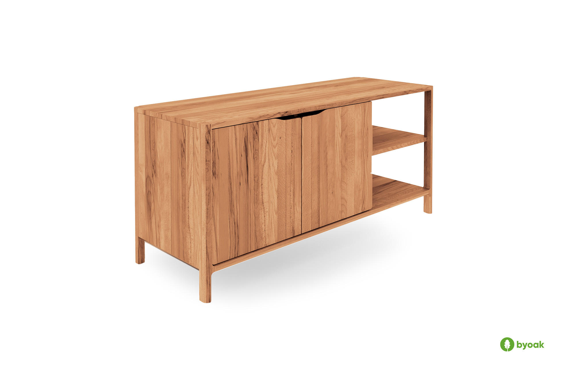 KOMMODE PAUL Kernbuche - Kernbuche, Holz (140/64/50cm) - byoak
