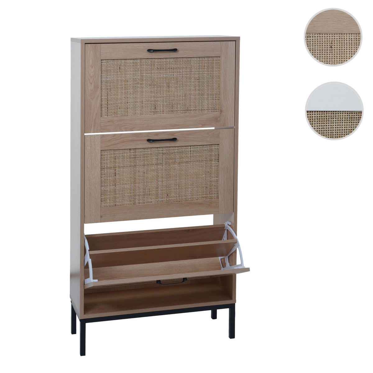 SCHUHSCHRANK Braun - Braun, Holz (63/126/24cm) - MCW