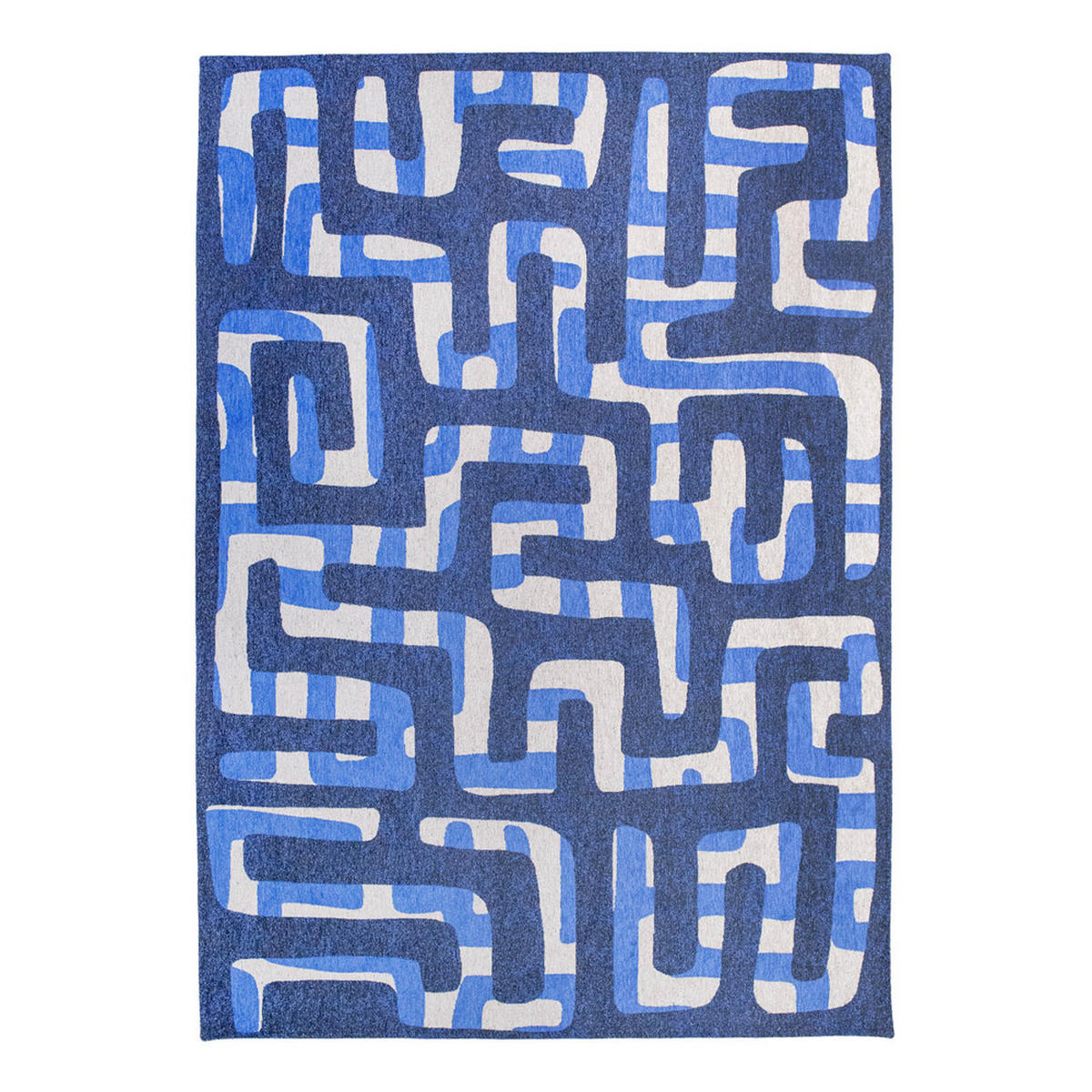 TEPPICH Ultramarine Craft 140/200 cm - Blau, Textil (140/200cm) - Louis De Poortere