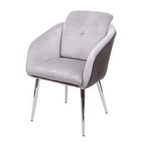 ESSZIMMERSTUHL Grau - Grau, Textil (61/88/68cm) - MCW