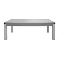 BILLARDTISCH - 8 Personen - Holz, Platte - Grau - - Grau, Holz (213/111.8cm) - Vente-Unique