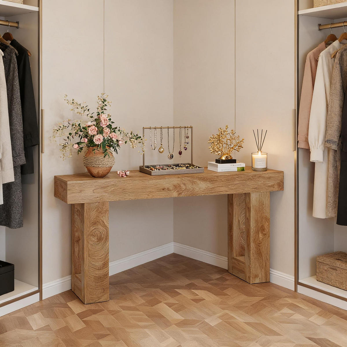 KONSOLENTISCH Braun 160/35/85 cm - Braun, Holz (35/160/85cm) - PANGIVO