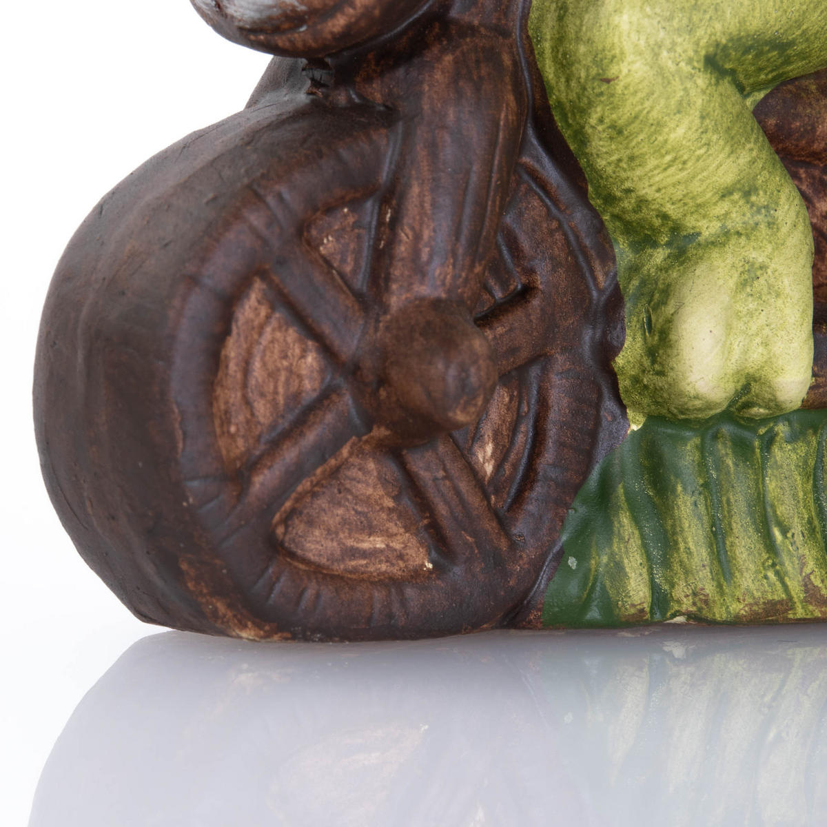 BLUMENTOPF Keramik Frosch 15 cm - Braun, Keramik (16.5/15.5cm)