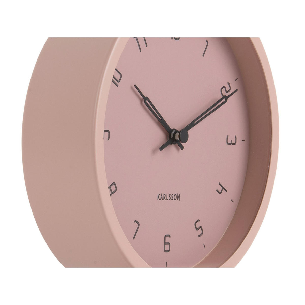 TISCHUHR Stark Rosa 1.2/15/22.5 cm - Pink, Metall (15/22.5/1.2cm) - Karlsson