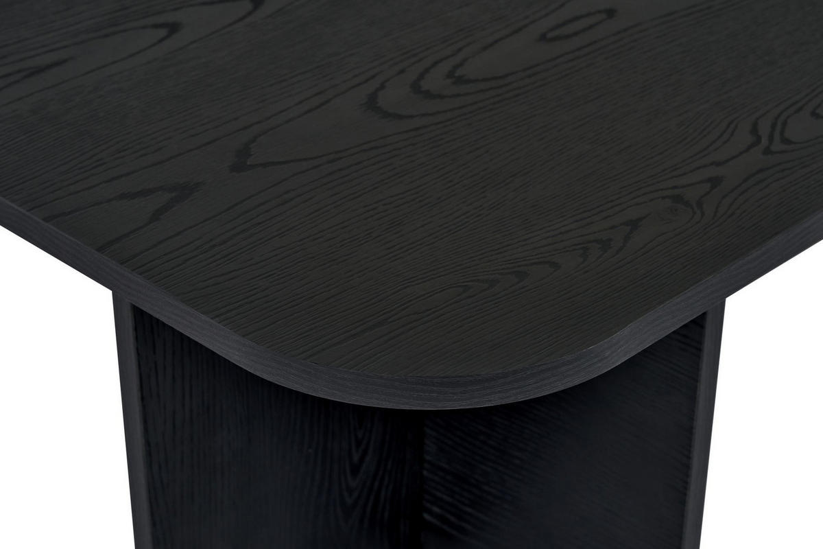 COUCHTISCH Akira Schwarz - Schwarz, Holzwerkstoff (60/120/41cm) - Habitat Garten