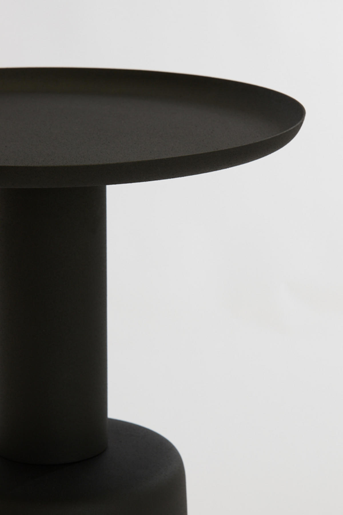 BEISTELLTISCH Milaki Schwarz Ø39/52 cm - Schwarz, Metall (39/39/52cm) - Light & Living