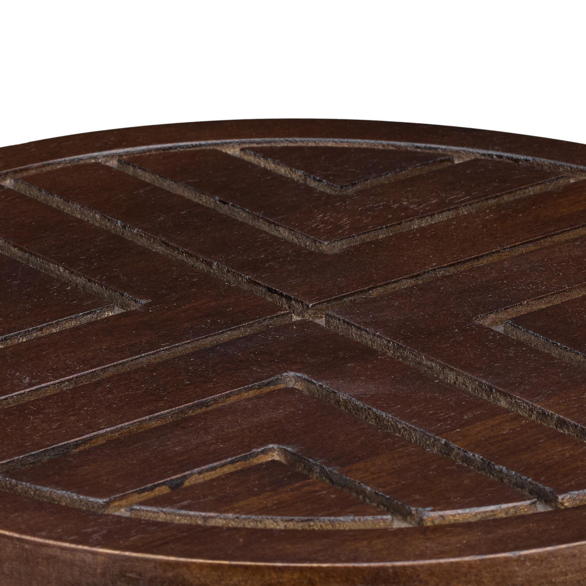 3DÍLNÁ sada odkládacích stolků - hnědá, kov/dřevo (41/41/53cm) - Relaxdays