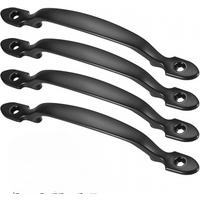 MÖBELGRIFF Schwarz 4er-Set - Schwarz, Metall (1.4/1.4/16cm)
