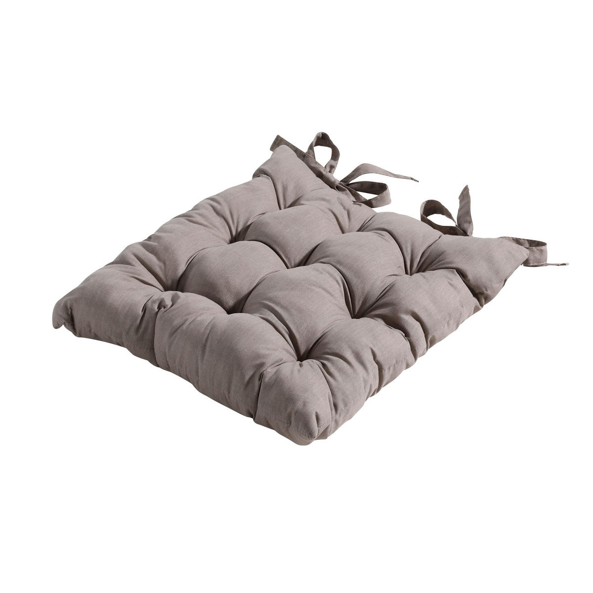 SITZKISSEN Basic 46/46 cm 4er-Set - Braun, Textil (46/6/46cm) - Madison