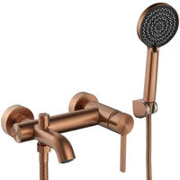 WANNENARMATUR Rea Foster Brush Copper - Kupferfarben, Metall (22/10/17.5cm) - REA