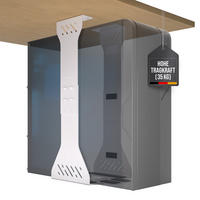 PC-HALTERUNG Schreibtisch - Weiß - Weiß, Metall (30/30/59cm) - Ultimate Setup