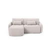 ECKSOFA Krabi Beige, mit Schlaffunktion - Beige, Textil (240/167cm) - Bettso