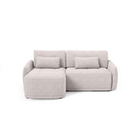 ECKSOFA Krabi Beige, mit Schlaffunktion - Beige, Textil (240/167cm) - Bettso