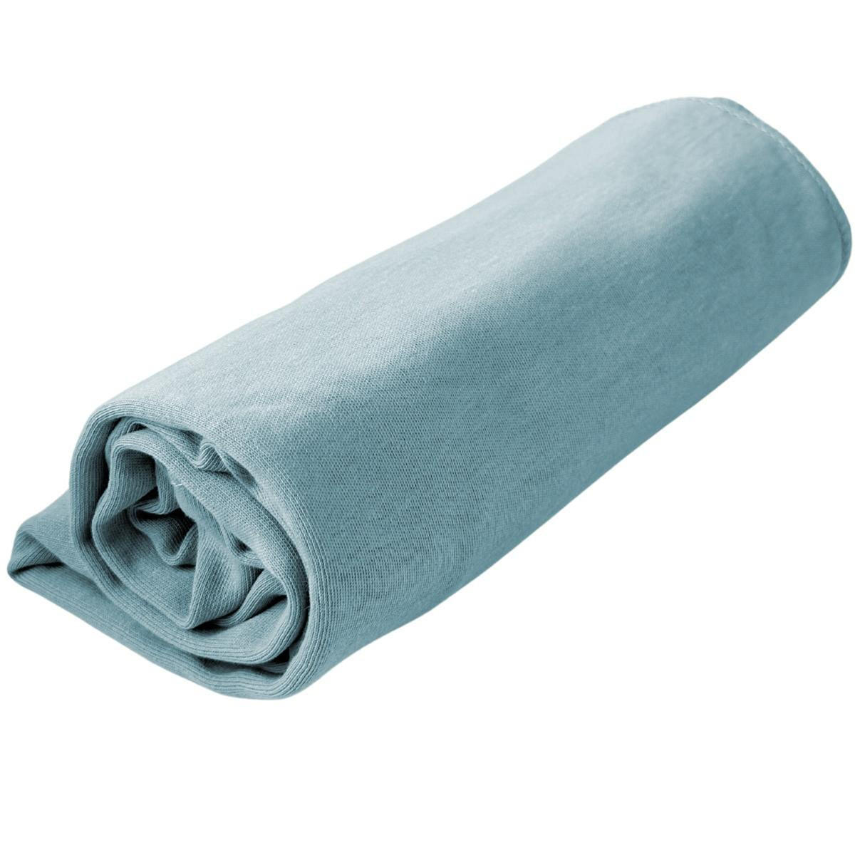 BABYDECKE Pucktuch - Hellblau, Textil (90/90cm) - Hoppediz