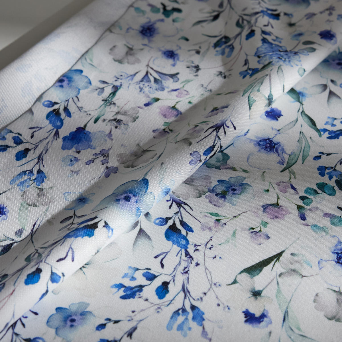 TISCHLÄUFER Louisano - Blau, Textil (180/40/1cm) - home&you