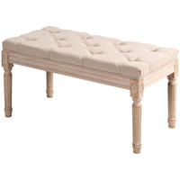 SITZBANK Tassilo Beige 80/40/43 cm - Beige, Holz/Textil (80/40/43cm) - Jamb
