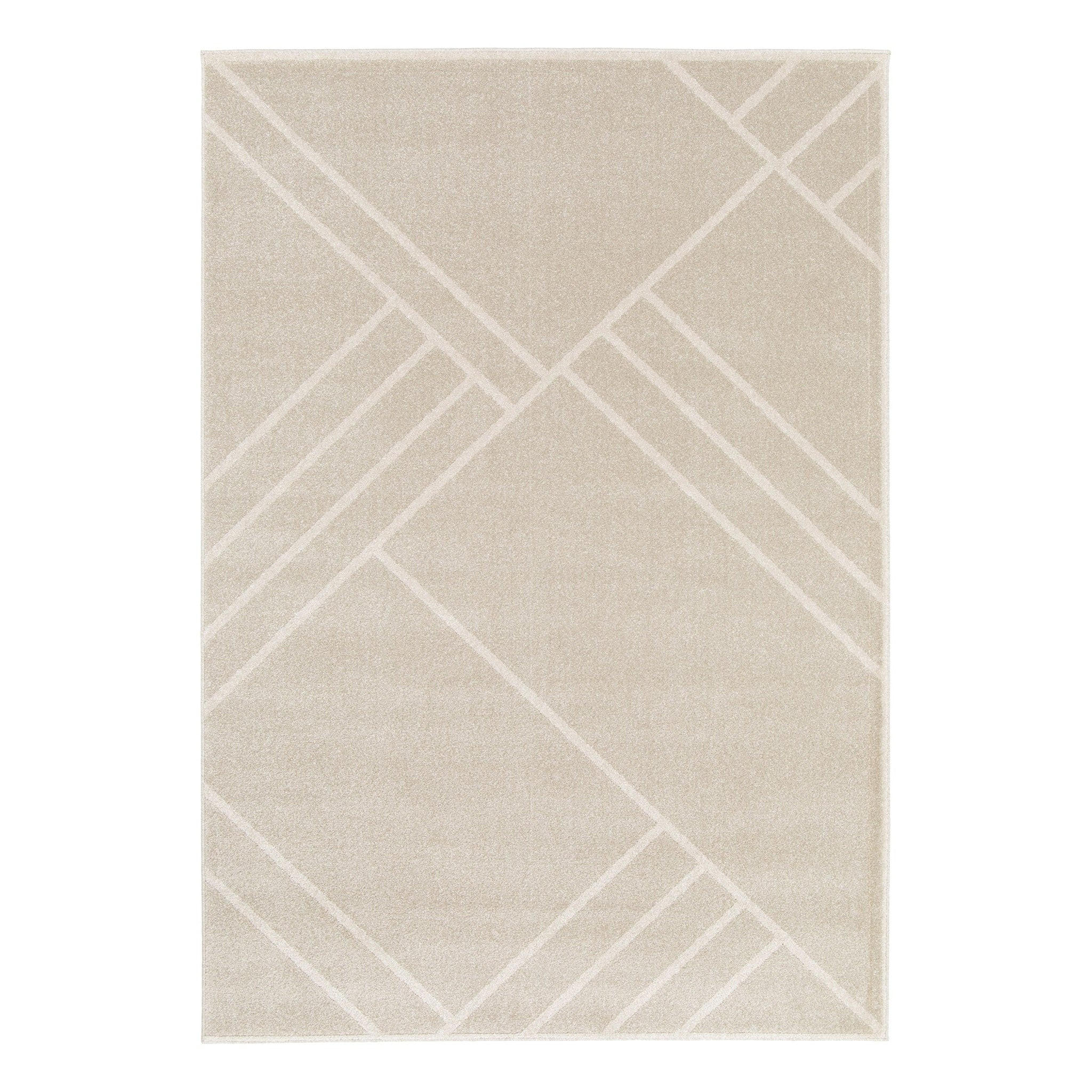 TEPPICH Designer sehr weich beige - Beige, Textil (120/170cm) - AFK Living