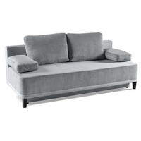 SOFA Grau OSLO Mit Schlaffunktion - Grau, Textil (200/90/91cm) - Sepro Meble