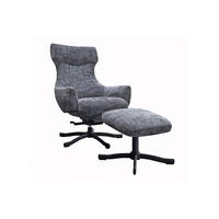 RELAXSESSEL Elba, Webstoff, Dunkelgrau - Dunkelgrau, Textil (73/105.5/85.5cm) - dasmöbelwerk