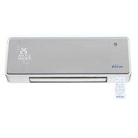 SPLIT-WANDHEIZUNG Grau mit Fernsteuerung und Programmierung 2000 W - Grau, Kunststoff (54/19/12cm) - Purline