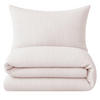 MUSSELIN-BETTWÄSCHE 135x200 Uni - Bettbezug Bügelfrei aus 100% Baumwolle - Uni Zart Rosa - Rosa, Textil (135/200cm) - Carpe Sonno