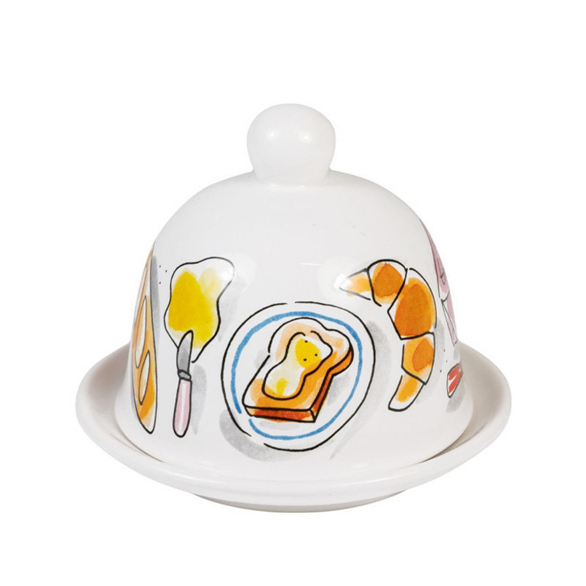 BUTTERDOSE Spread The Love in Bunt - 12cm - Multicolor, Keramik (12/10/12cm) - Blond Amsterdam