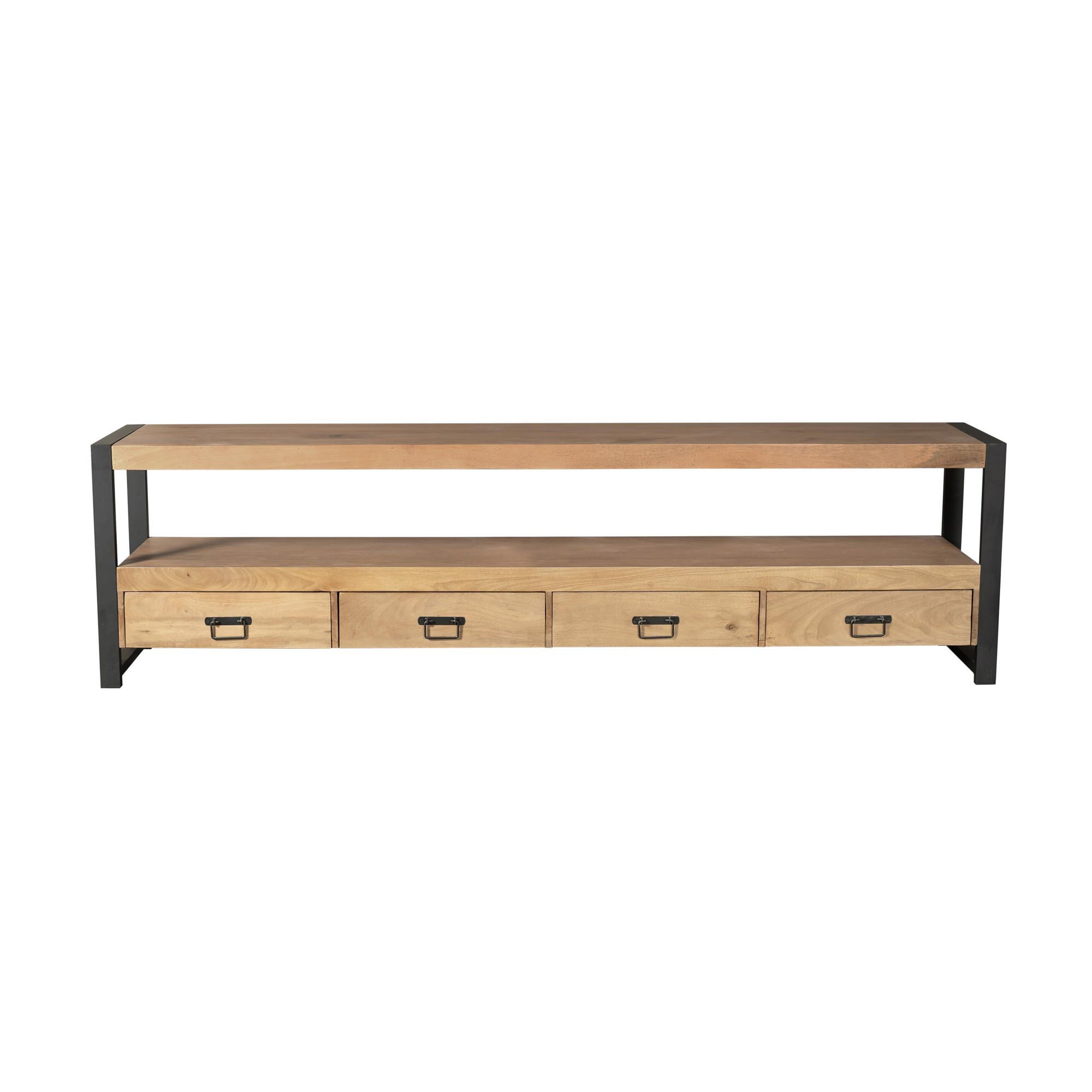 TV-MÖBEL Britt Braun 45/180/60 cm - Braun, Holz (180/60/45cm) - Starfurn