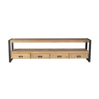 TV-MÖBEL Britt Braun 45/180/60 cm - Braun, Holz (180/60/45cm) - Starfurn