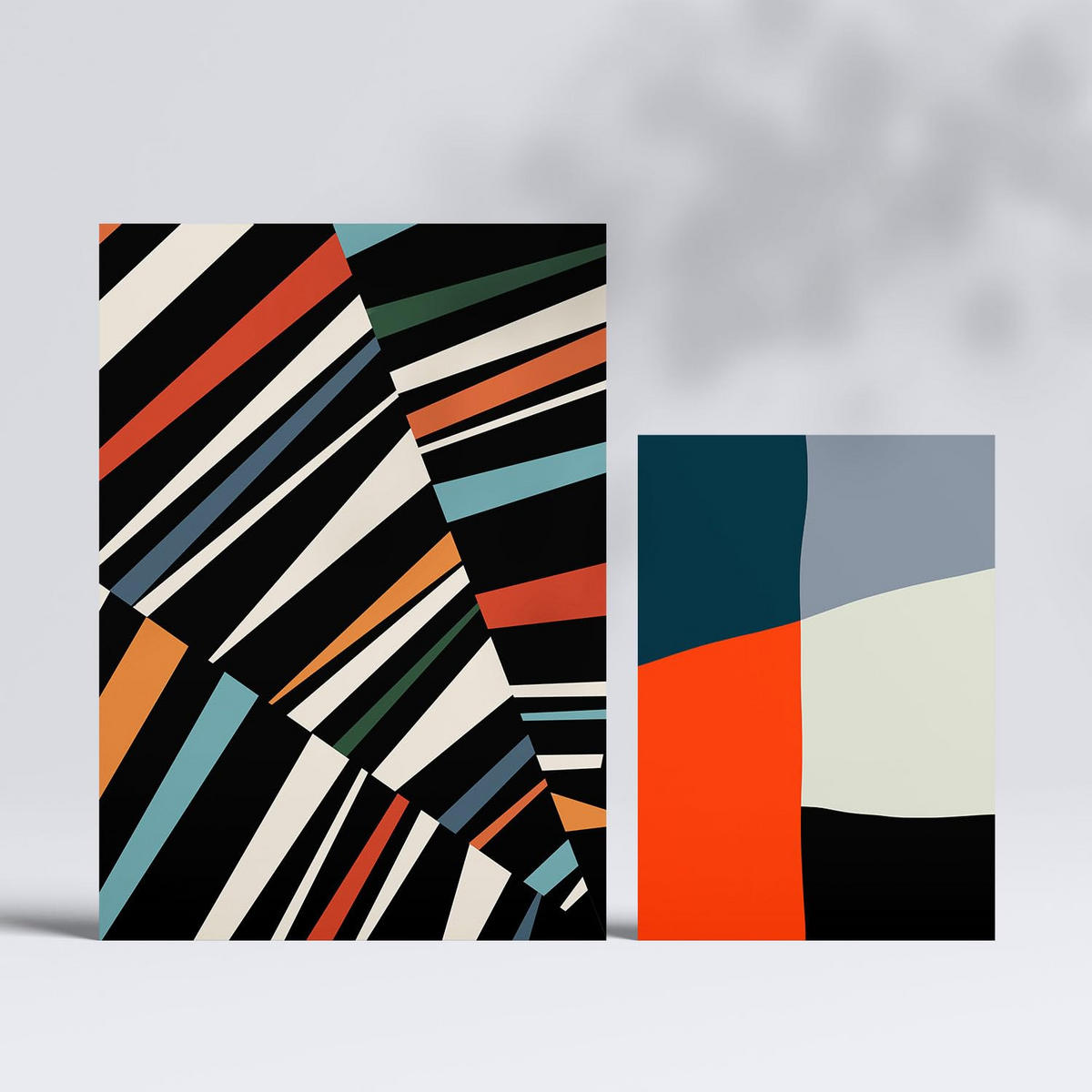 POSTER Set Mit 6 Pastiche Kunst In Form Abstracts Ästhetische Dekorative Gemälde Für Ihr Wohnzimmer, Schlafzimmer, Zuhause A3 & A4 Rahmenlos - Klar, Papier (29/3cm) - Nacnic