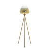 STEHLEUCHTE Mayson Gold Ø42/146 cm - Goldfarben, Glas (42/42/146cm) - Light & Living