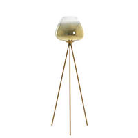 STEHLEUCHTE Mayson Gold Ø42/146 cm - Goldfarben, Glas (42/42/146cm) - Light & Living