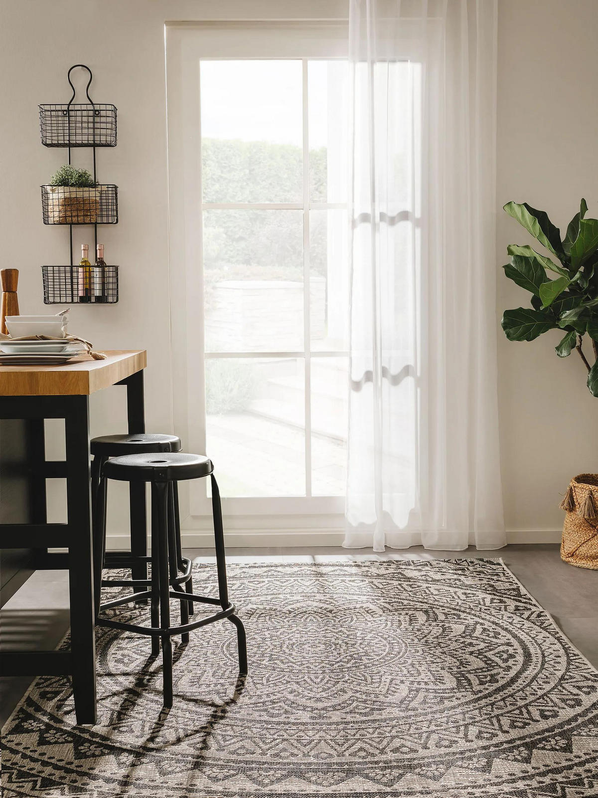 OUTDOORTEPPICH Cleo Beige/Braun 240x340 cm - Beige, Textil (240/340cm) - benuta Nest