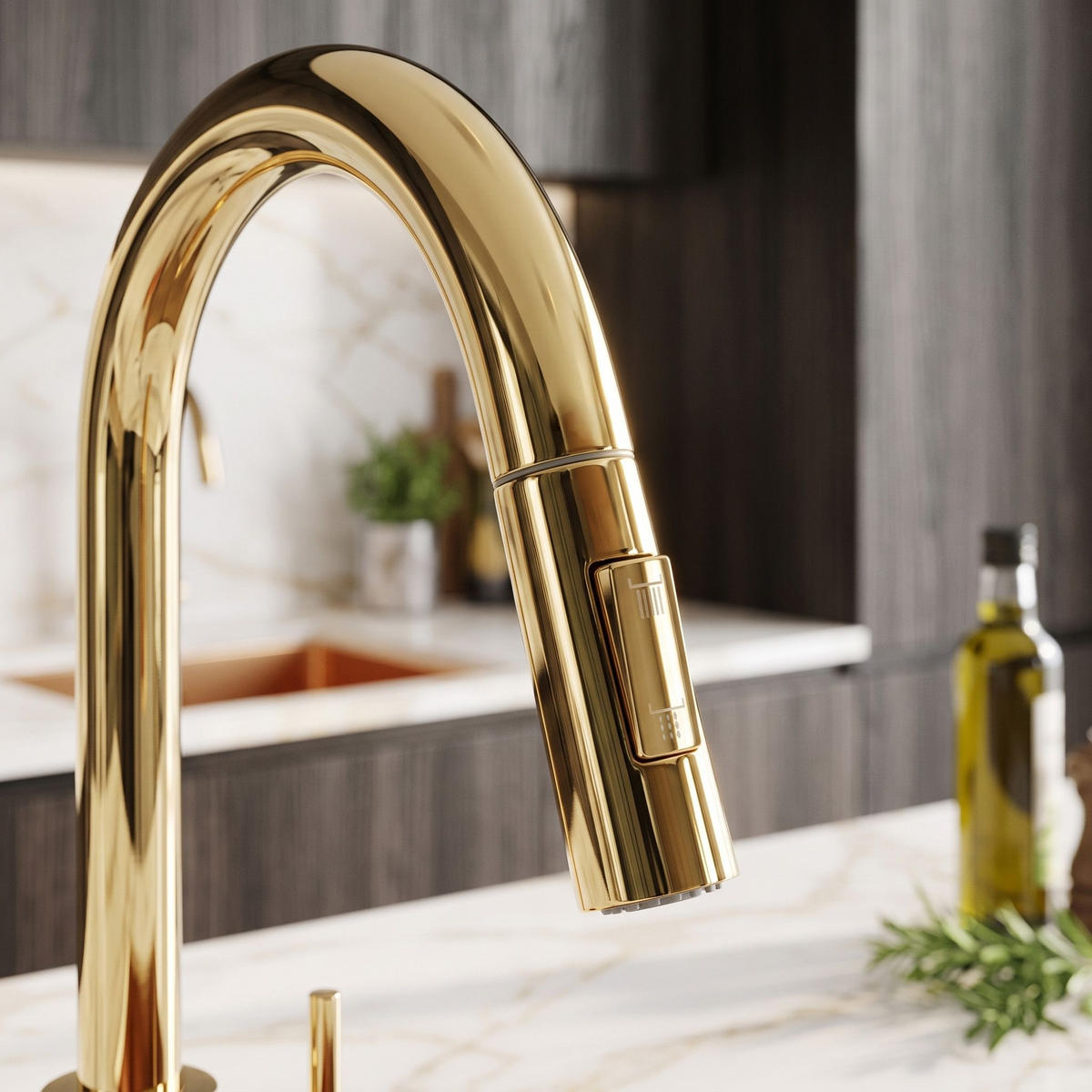 LUFTAUSLASS Mit Perlator Für Küchenarmatur Rea Fresh Gold - Goldfarben, Kunststoff (3/8.6/3cm) - REA