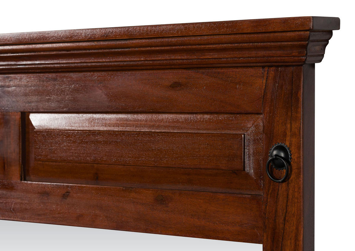 SPIEGEL Akazie 160x7x87 nougat lackiert OXFORD #405 - Dunkelbraun, Holz (160/87/7cm) - Massivmoebel24