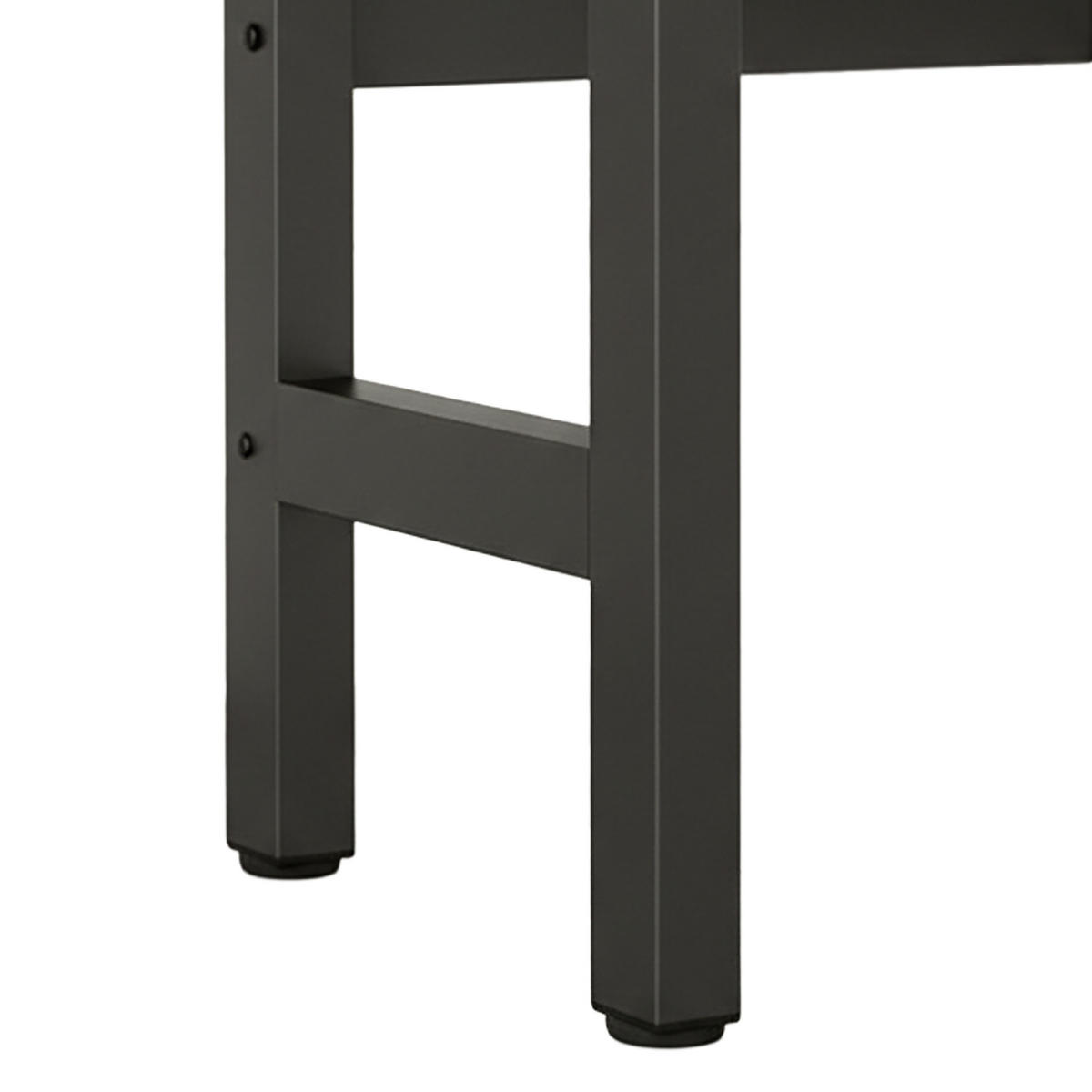 TOILETTENREGAL - Schwarz, Holzwerkstoff/Metall (80/161/24cm) - Relaxdays