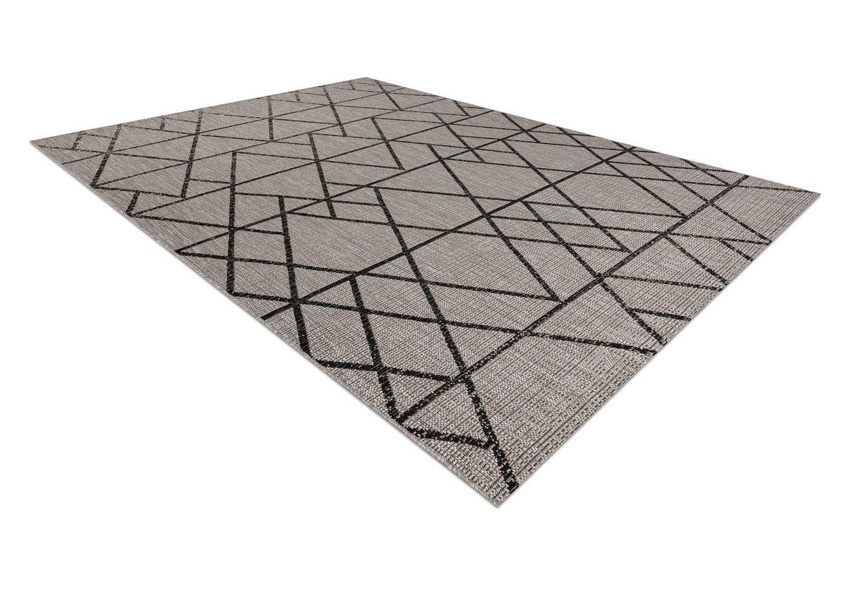 TEPPICH Floorlux 240/330 cm - Grau, Textil (240/330cm) - rugsX