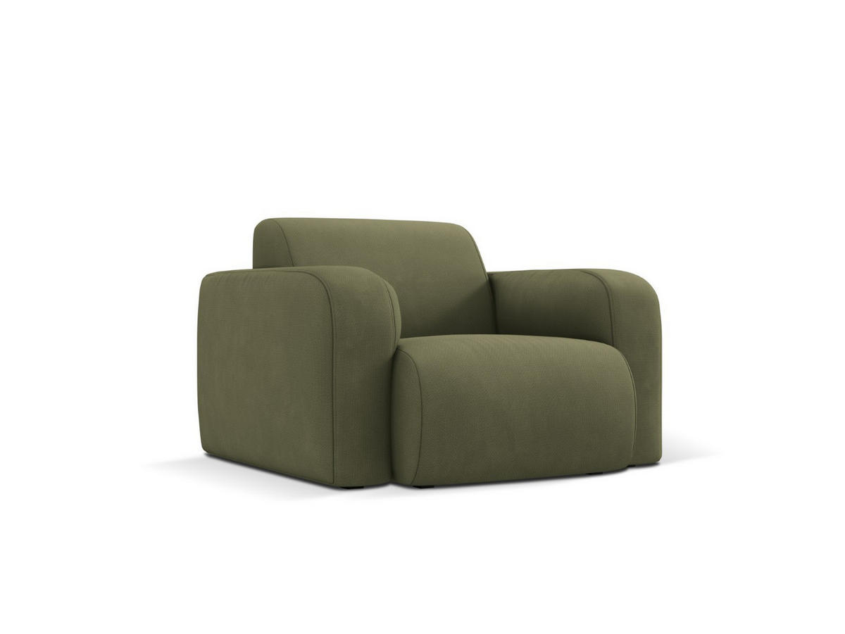 SESSEL Molino aus strukturiertem Stoff hellgrün - Hellgrün, Textil (95/72/105cm) - Micadoni