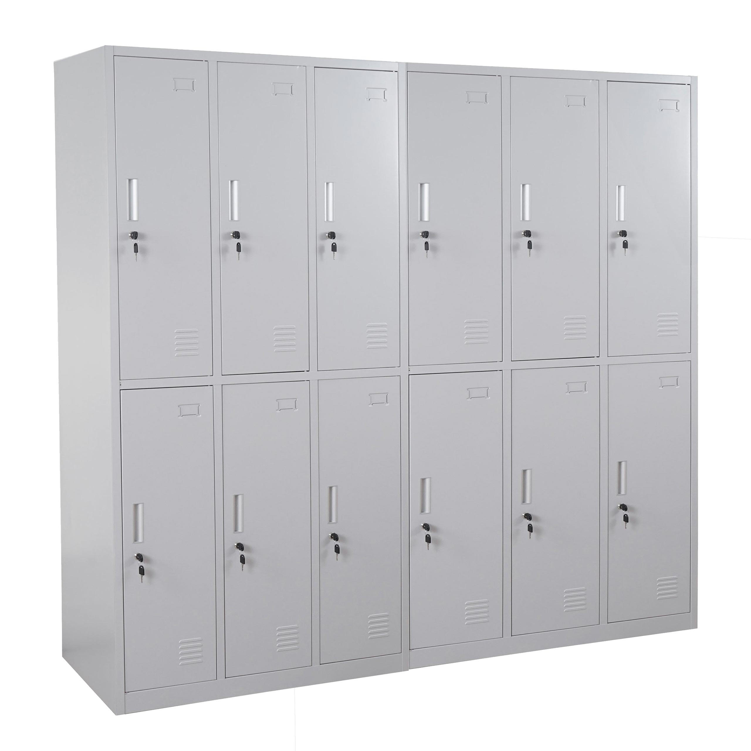 SCHLIESSFACH Grau - Grau, Metall (180/180/50cm) - MCW