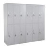 SCHLIESSFACH Grau - Grau, Metall (180/180/50cm) - MCW