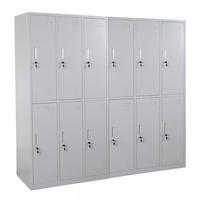 SCHLIESSFACH Grau - Grau, Metall (180/180/50cm) - MCW