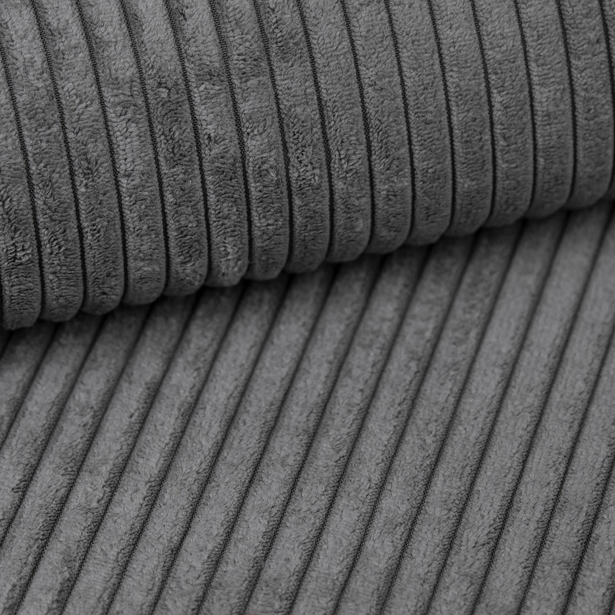ECKSOFA mit Bettkasten Tragel L, Dunkelgrau - Grau, Textil (185/265cm) - Meblito