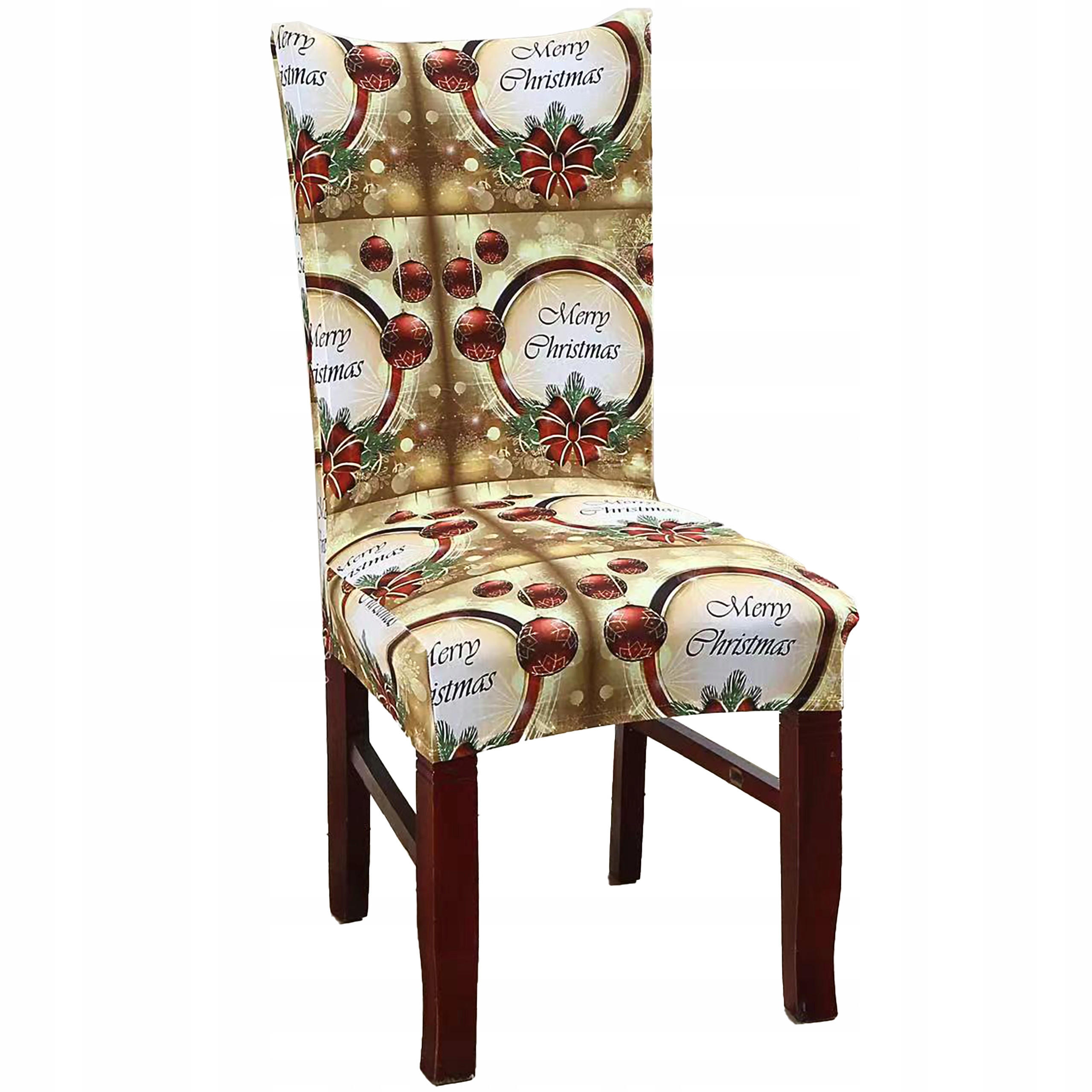 STUHLHUSSE Weihnachts-Stuhlhusse 1 Stück - Rotbraun, Textil (40/40cm) - KRUMAD