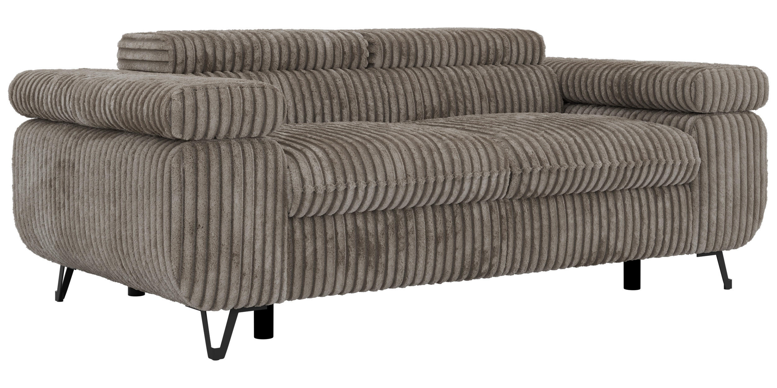 MKS 2-Sitzer Hellbraun 200x76x99 cm