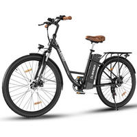 E-BIKE Cityrad EG31 28" für Damen & Herren, 7 Gang, bis zu 90km - Weiß, Metall (87cm) - ELEKGO