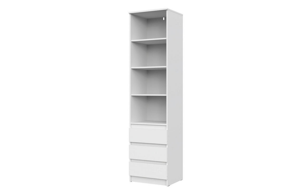 BÜCHERREGAL Weiß 50/200/43 - Weiß, Holzwerkstoff (50/200/43cm) - RAUMHIRSCH FURNITURE