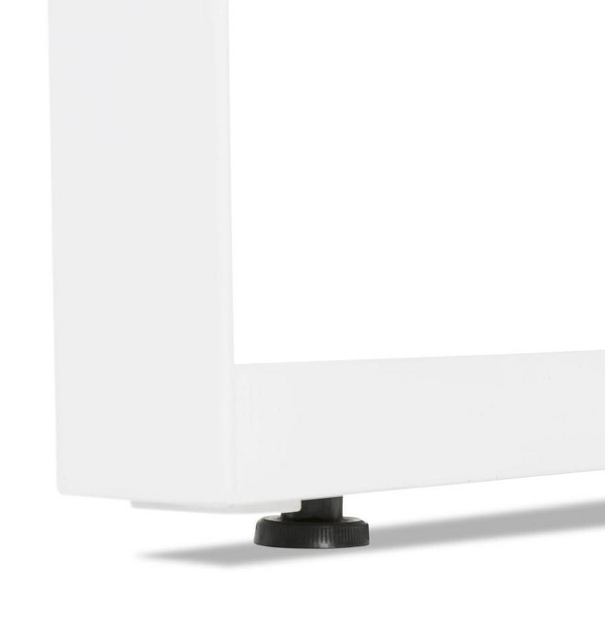 ECKSCHREIBTISCH L-Form Platzsparend Für Großraumbüro XERAL, Weiß 170x160x74,8 cm - Weiß, Holzwerkstoff/Metall (160/170/75cm) - KADIMA DESIGN